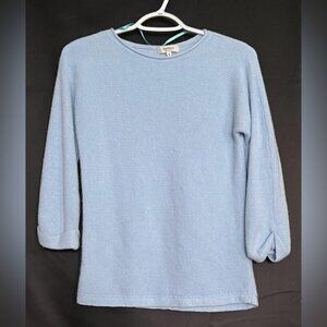 Bartolini Italy Made 🇮🇹 WOOL SILK CASHMERE Blend Rib Pullover Sweater Size‎ M